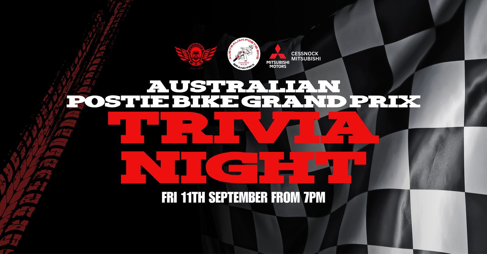 Australian Postie Bike Grand Prix Trivia Night — Friday 11 September from 7pm